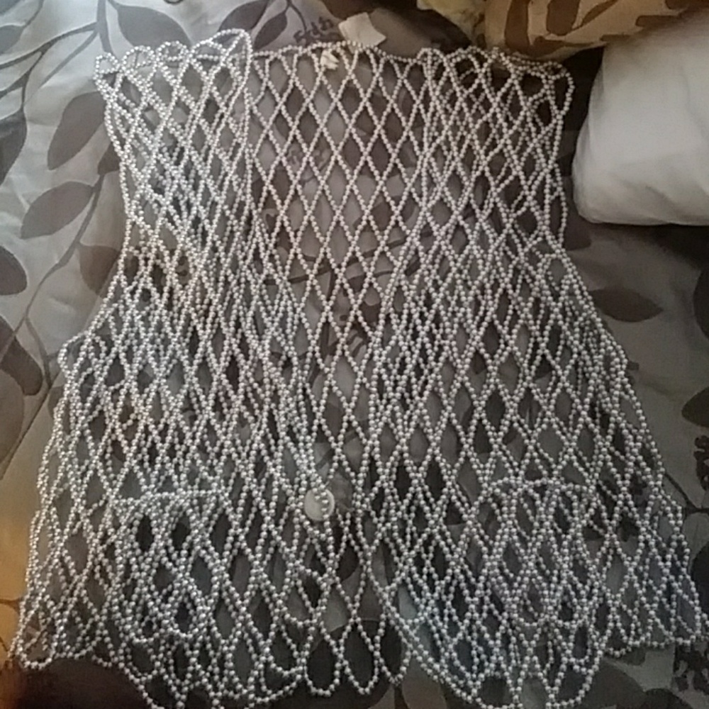 Beaded vest Gantos